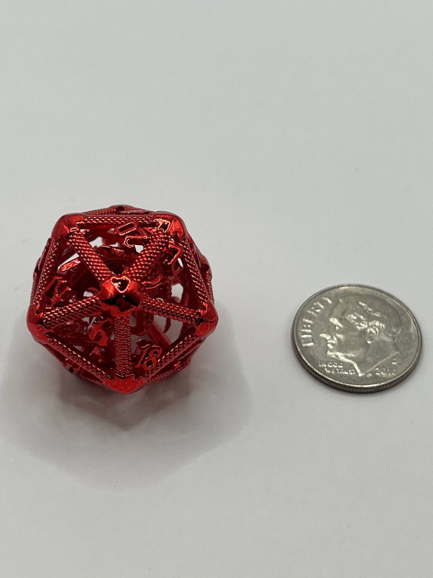 Caged Dragon (Metal D20)