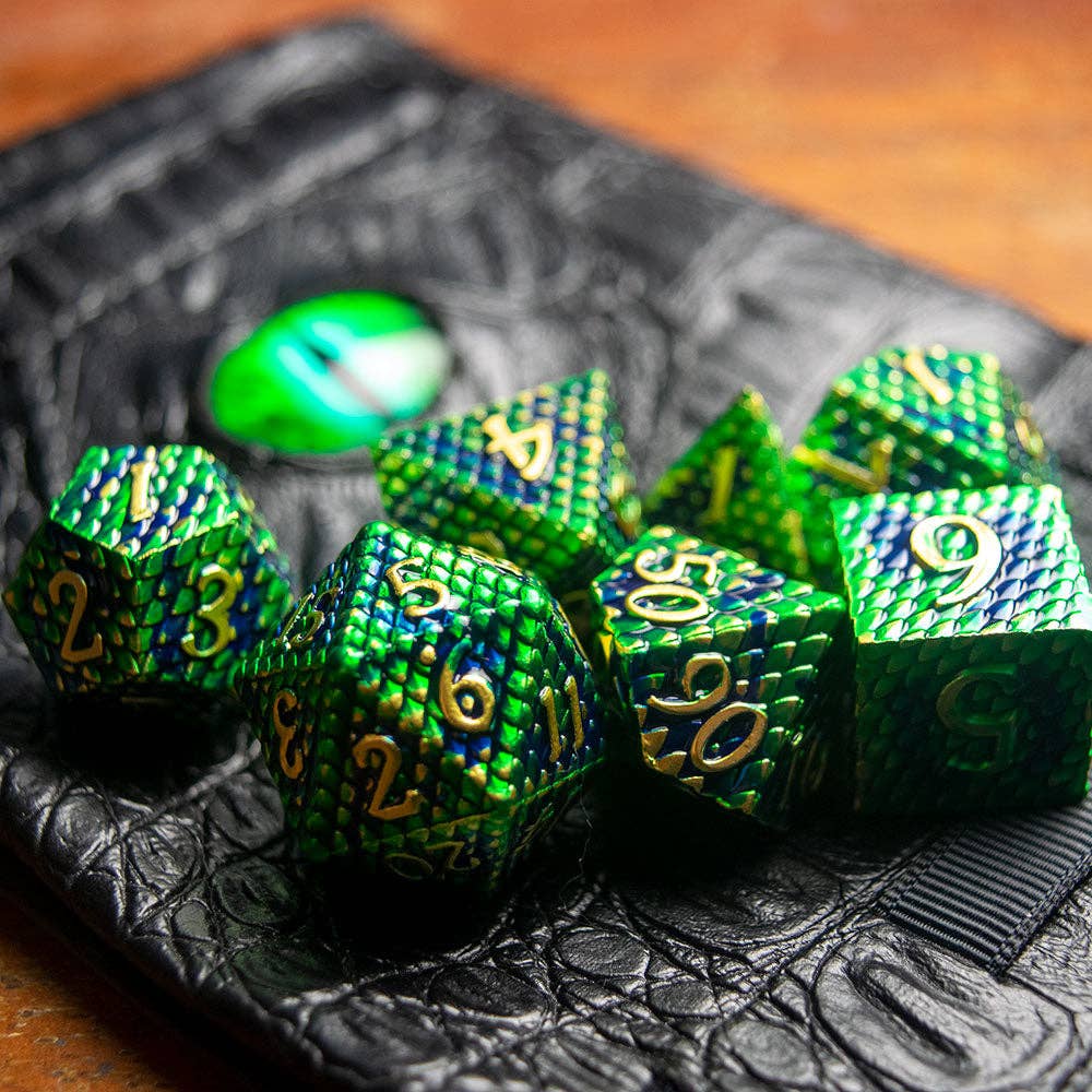 Dragonscale Metal Dice